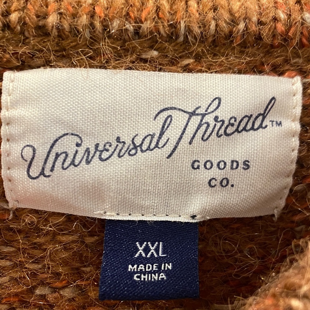 Universal Thread Cardigan | Rust Button-Up Knit C… - image 2